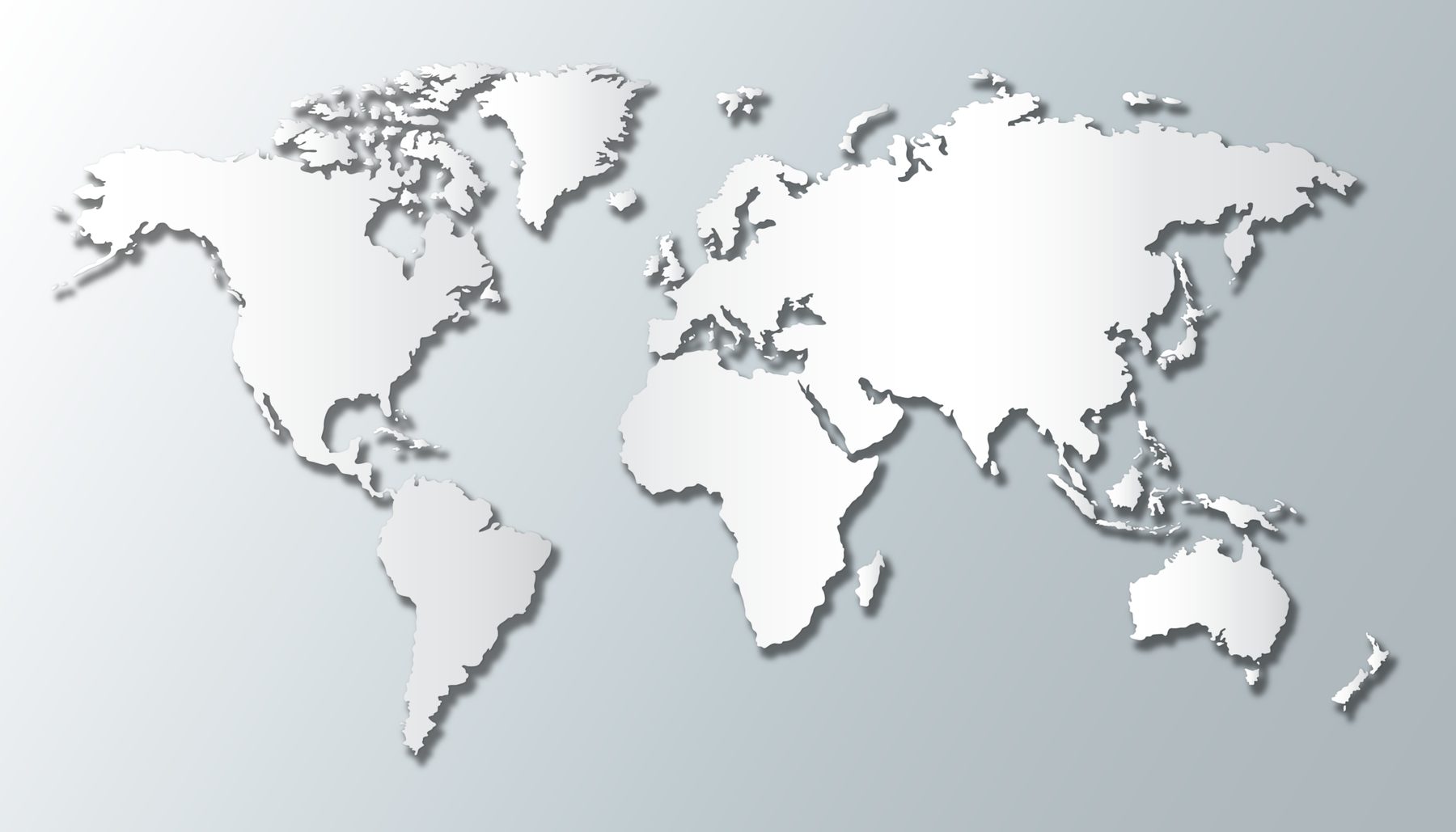 World map showing the regions Lion Sailing serves